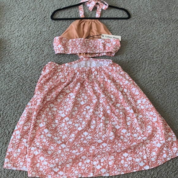 Celina Moon Halter Cutout Mini Dress, M, NWT - Picture 5 of 7